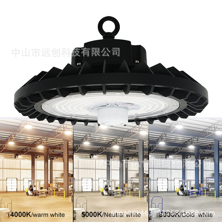 Factory direct sales best-selling cross-border exclusive radar sensor industrial and mining lamp, smart sensor garage lamp, warehouse ceiling lamp