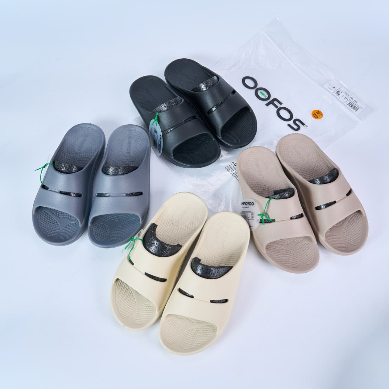 Korean ofos summer sports recovery men's and women's slippers, thick-soled flip-flops, export to Japan OOFOS slippers