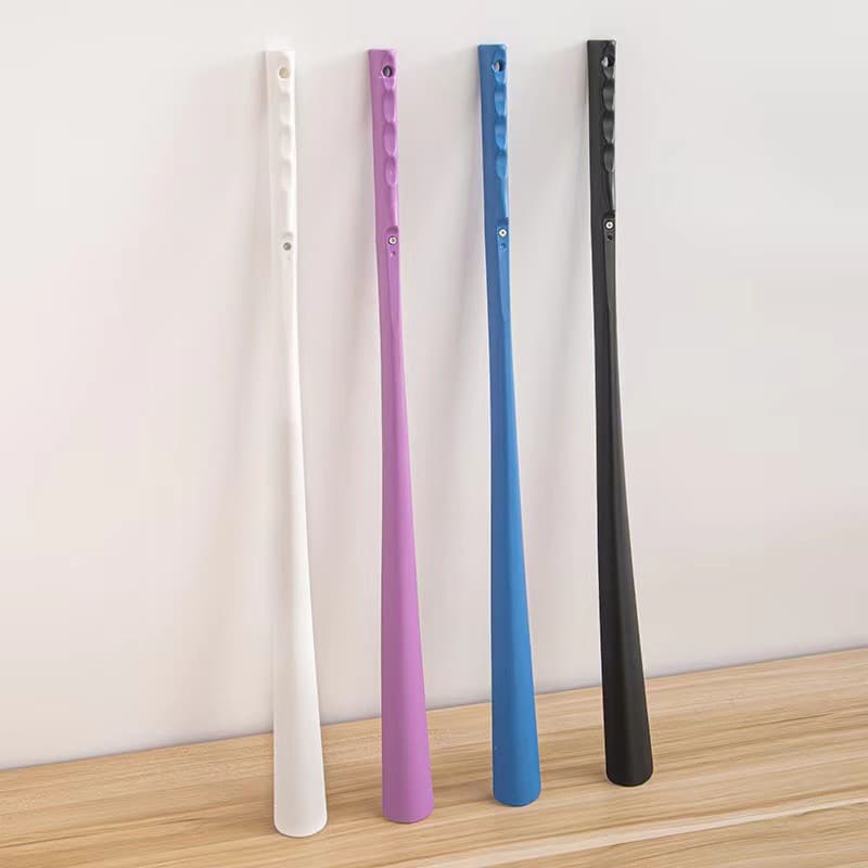 Household Magnetic Shoe Horn, Extended Plastic Long Handle Shoe Aid for Pregnant and Elderly No Bending