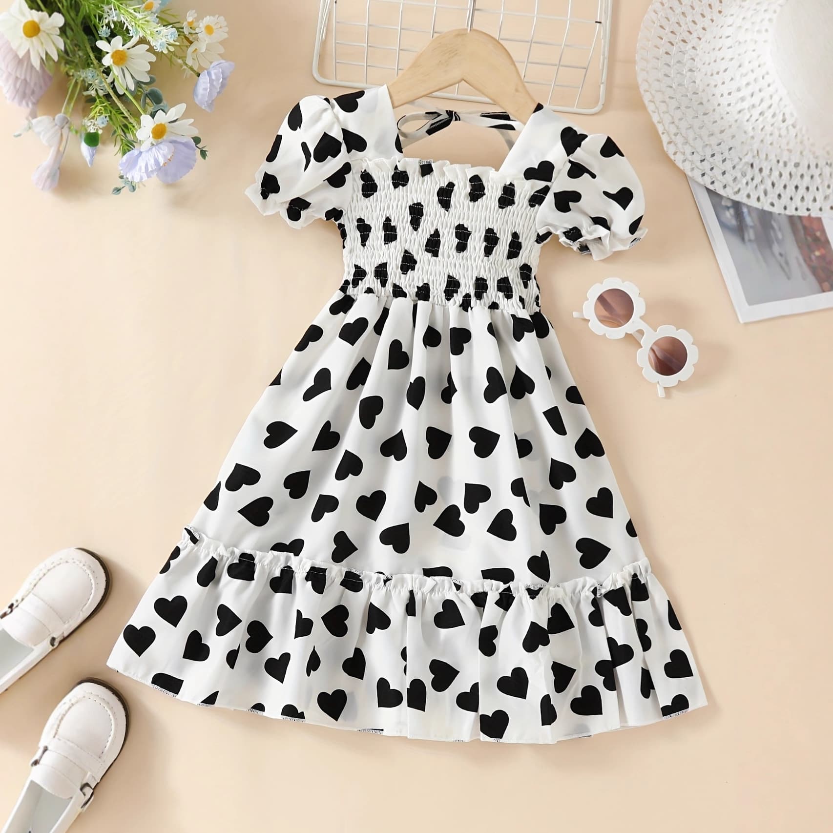 Girls' Summer Dress New Long Skirt Children's Clothing