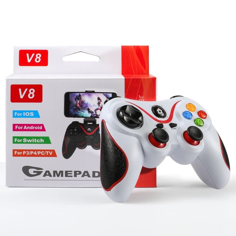 Cross-border popular source factory v8 game controller Bluetooth King of Glory chicken game controller supports iOS/Android
