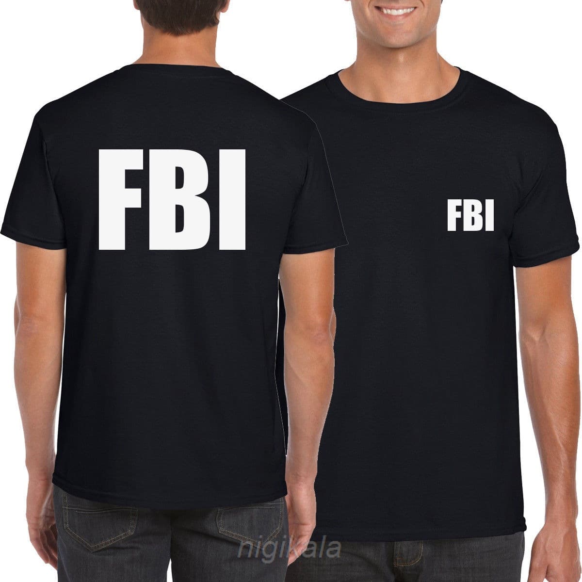 Summer Fashion High-Quality Printing SWAT FBI SECURITY T-shirt
