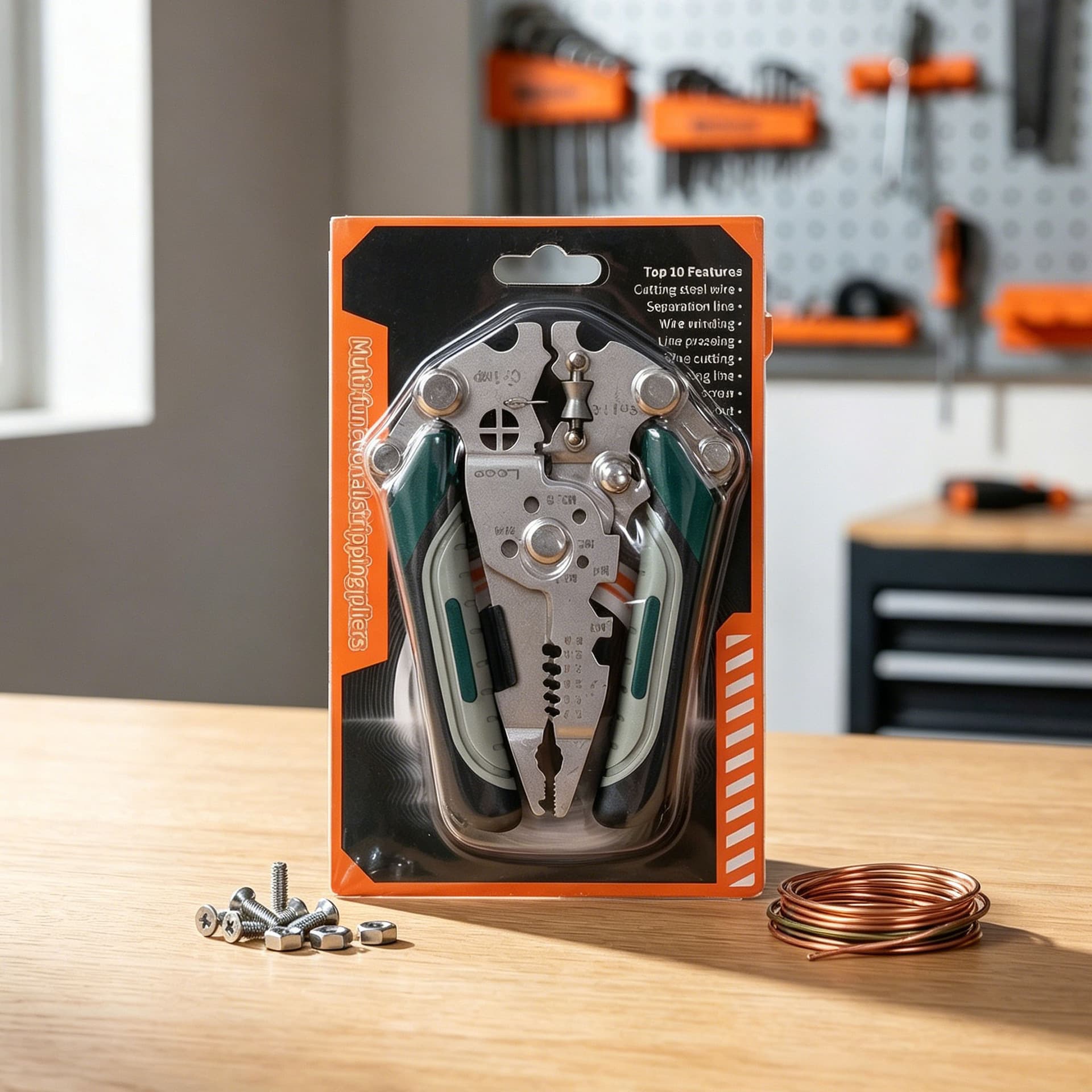 Multifunctional wire stripping and dialing new style electrician stripping special wire pulling and splitting pliers winding wire cutting wire crimping