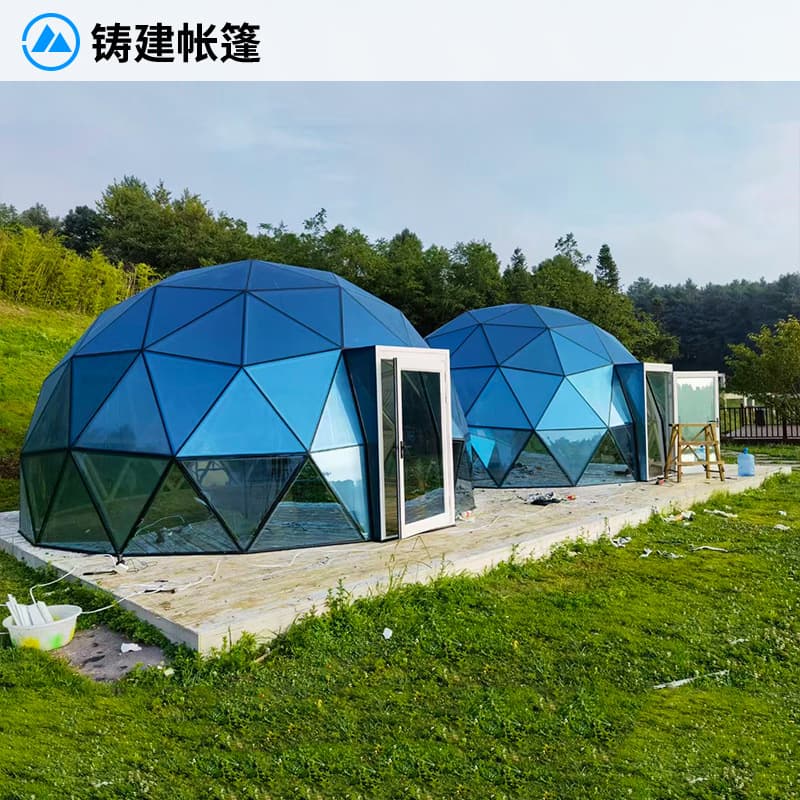 High-end Glass Spherical Tent, Homestay Cultural Tourism Hotel Tent, Transparent Stargazing Bubble House, Starry Sky Tent