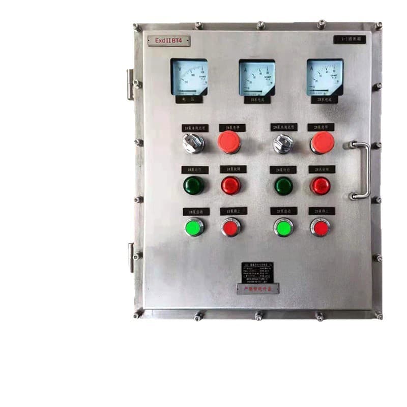 IIB Explosion-proof Power Distribution Box Steel Plate Welding Maintenance Power Socket Control Cabinet Lighting Power Switch