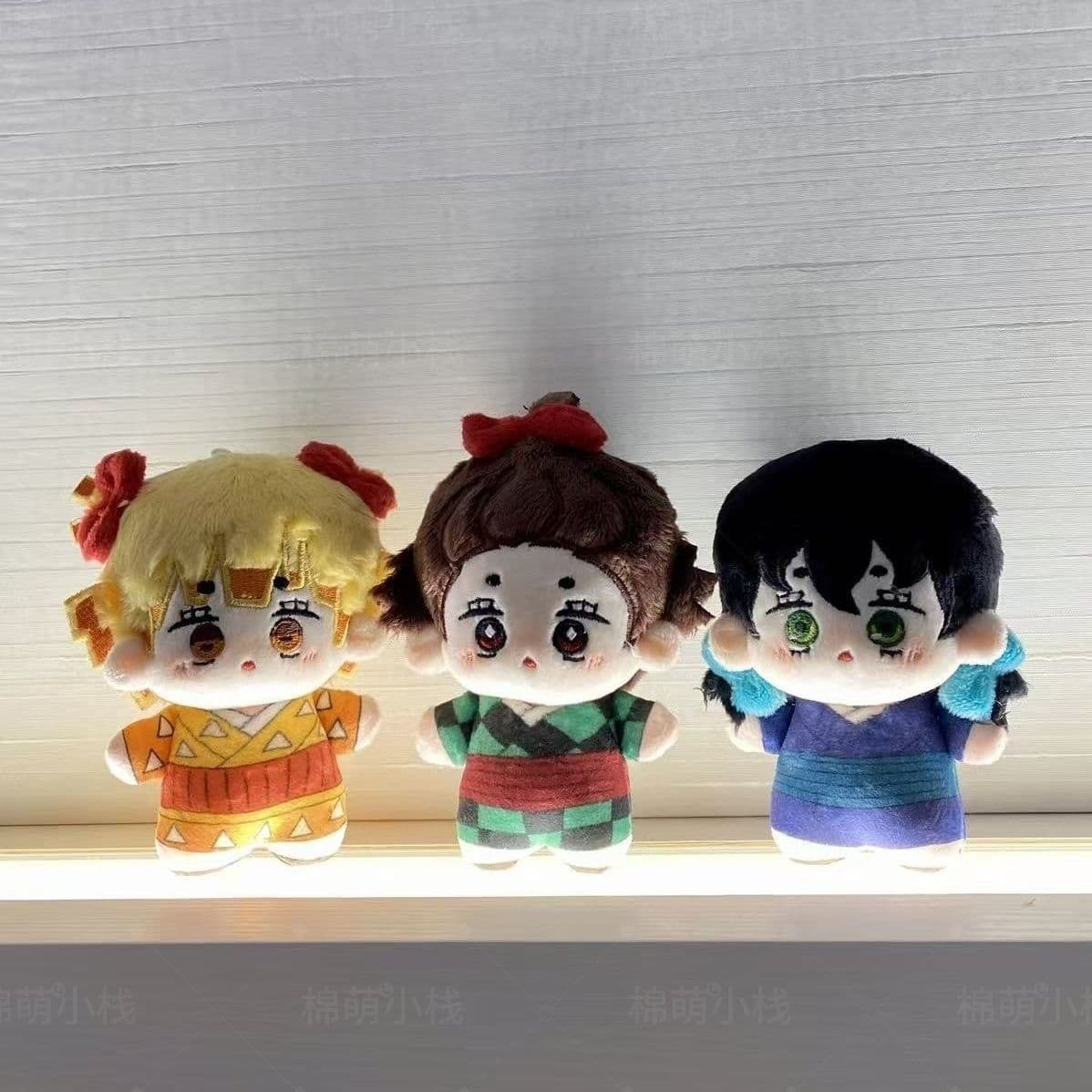 Demon Slayer Zenitsu, Tanjiro, Inosuke 10cm Cute Cotton Doll, Nunu Body Anime Plush Toy