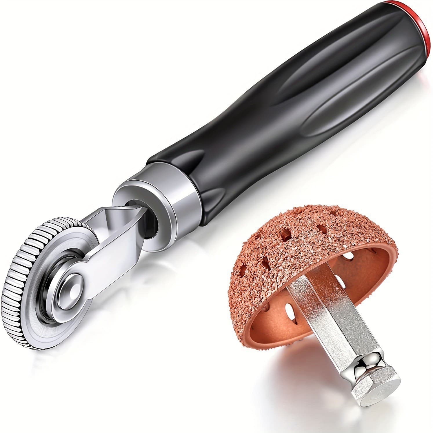 2-Piece Tire Repair Tool Tire Repair Roller with Tire Wheel Repair Grinding Head Air Tire