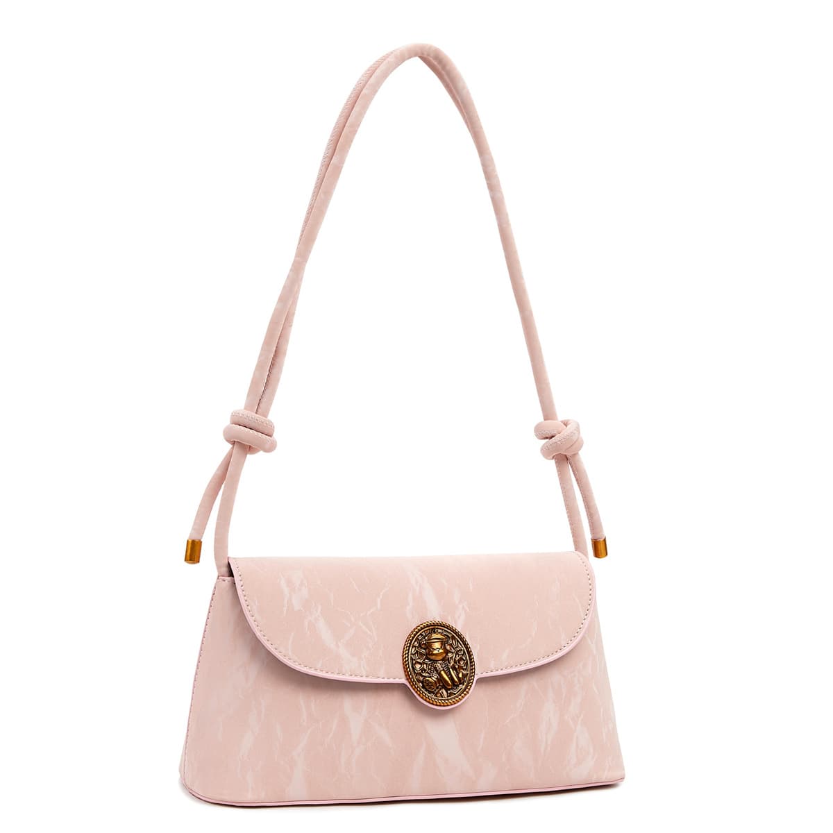2026 New Solid Color Crossbody Bag for Women, Underarm Handbag, Large Capacity Tote Bag, Pink Bag