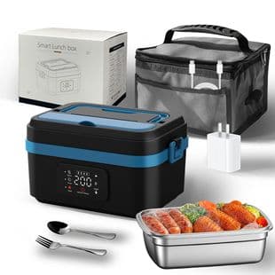 Waterless Outdoor Fishing Home Multifunctional Smart Charging Steaming Heating Lunch Box Portable Electric Lunch Box
