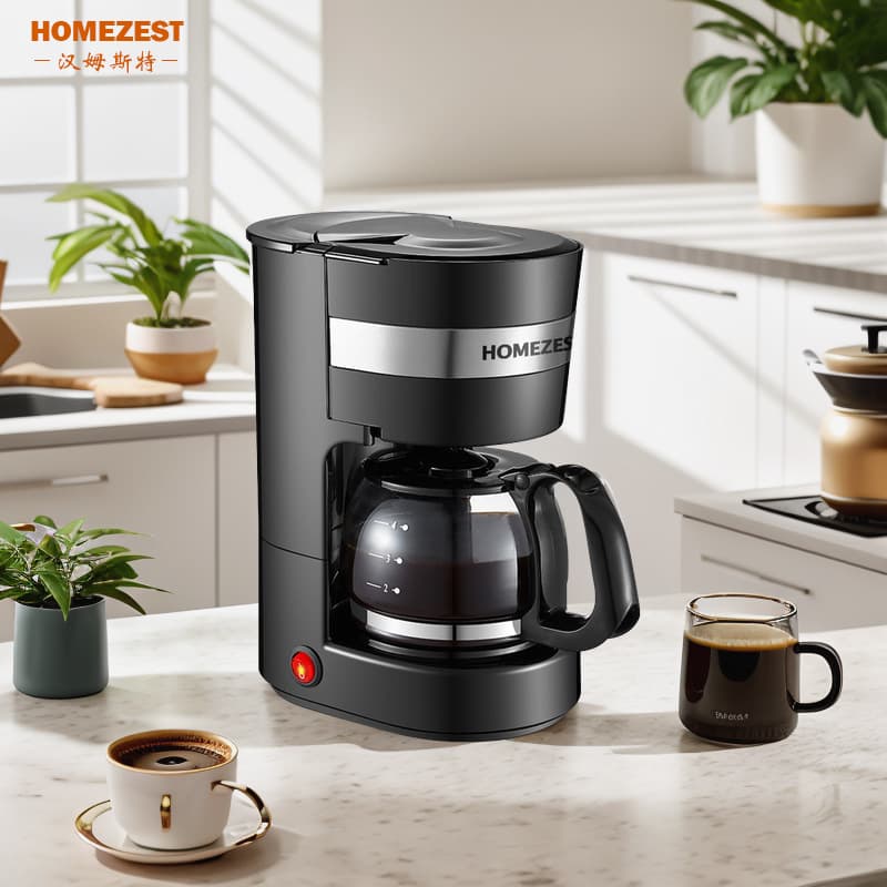 Cross-border Household Coffee Machine, Fully Automatic Tea Maker, Household Small American Drip Coffee Pot, Kitchen Appliances Wholesale