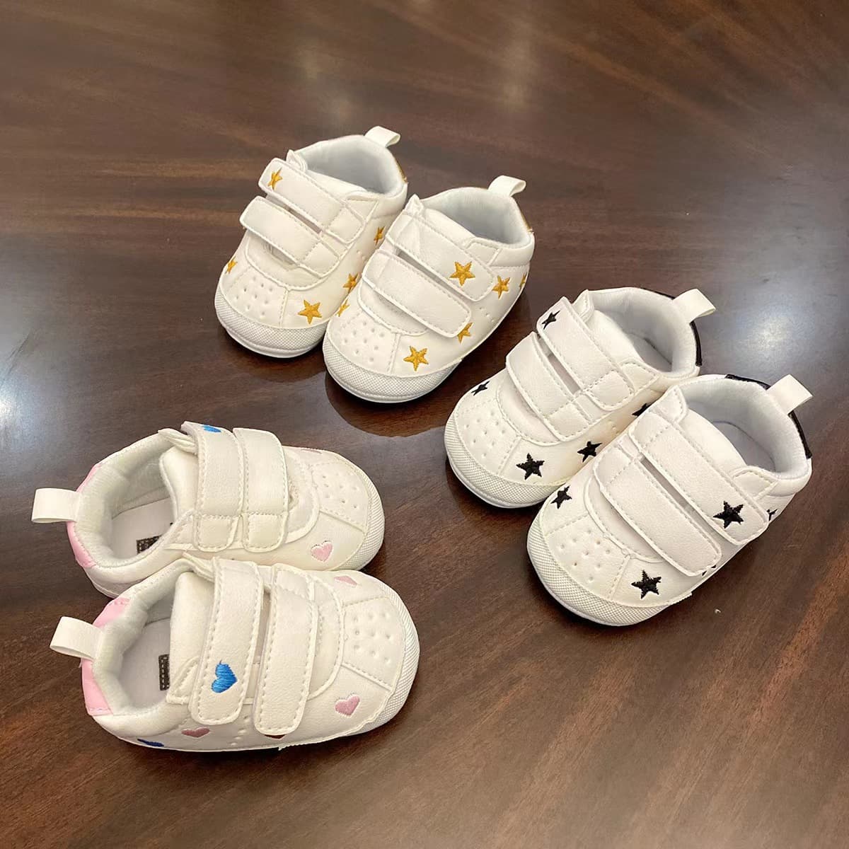 0-1 year old casual baby shoes rubber sole non-slip toddler shoes magic buckle baby shoes baby shoes