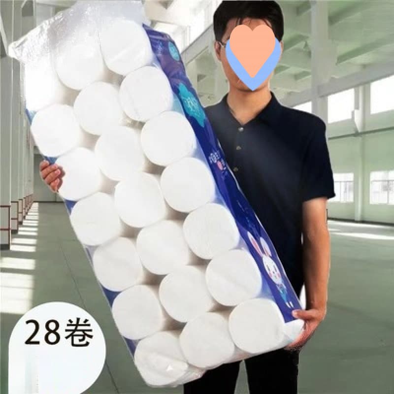 Household Toilet Paper Roll, Virgin Wood Pulp, Coreless, Bathroom Tissue, Bulk Wholesale Pack Count