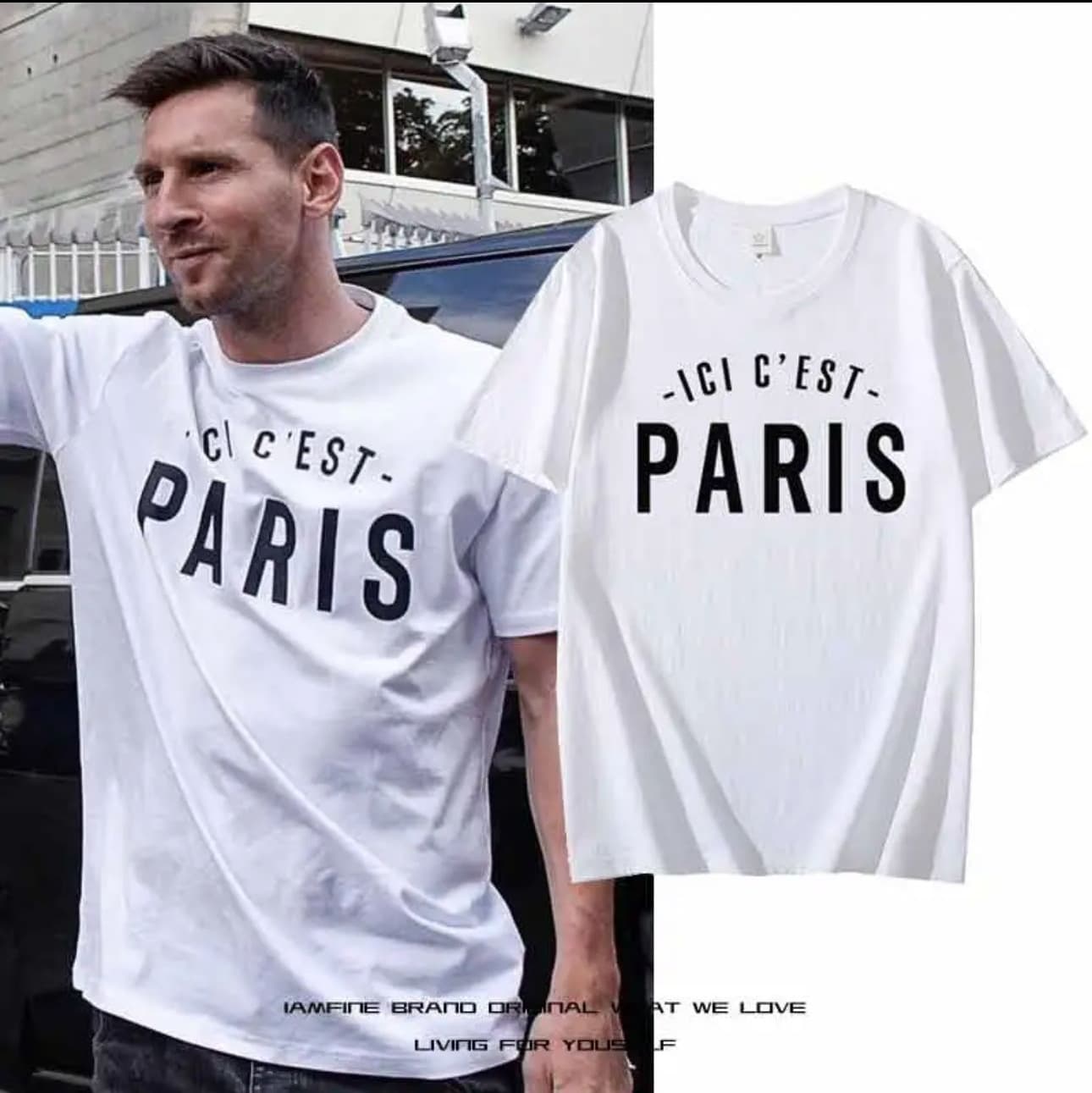 Paris Saint-Germain Messi Commemorative T-shirt 2025 League