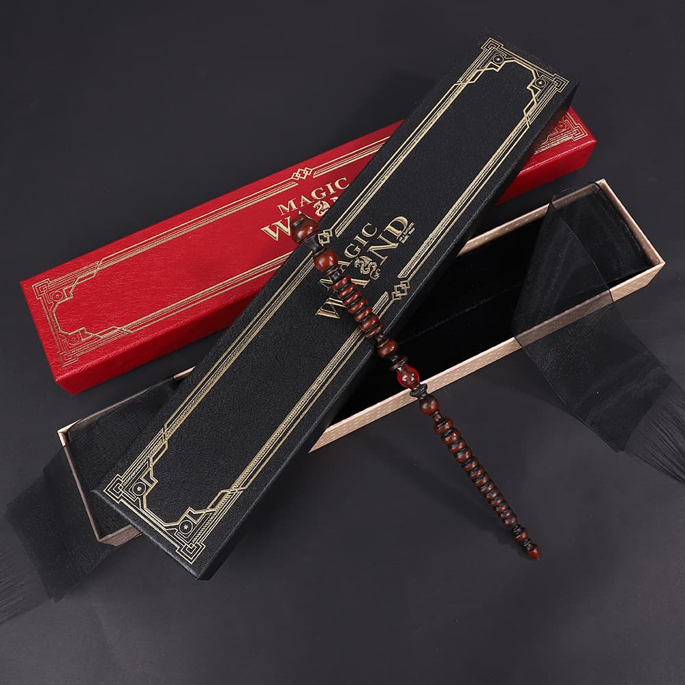 Harry Potter Ribbon Gift Box Magic Wand Dumbledore Metal Core Wand Hermione Ron Voldemort Wand