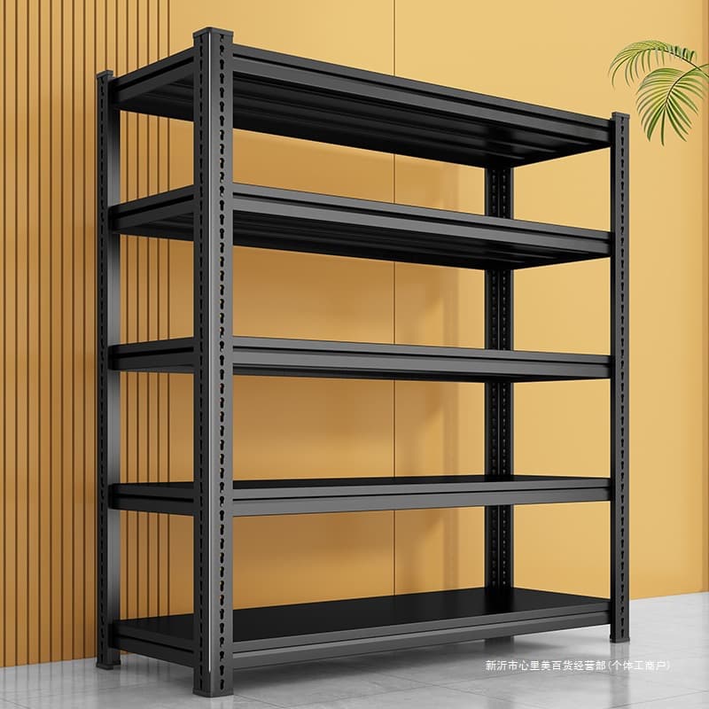 Multi-layer shelving for household use, second-hand with free shipping, warehouse iron rack stainless steel display cabinet with load-bearing capacity