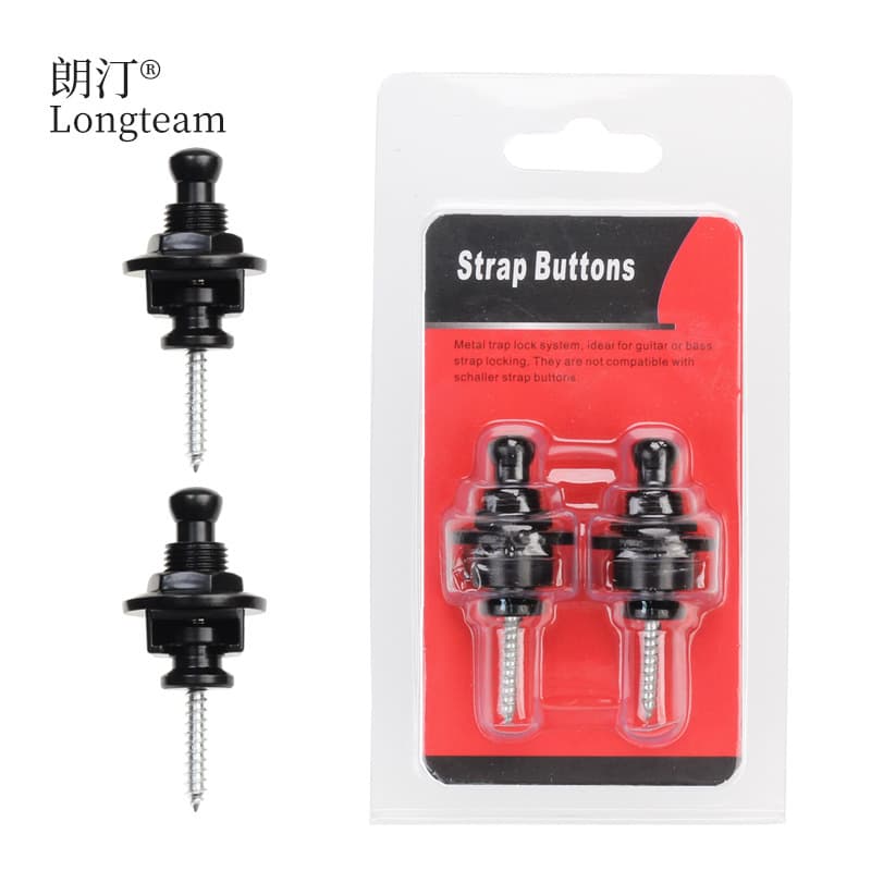 Anti-Slip Guitar Strap Locks for Acoustic Electric And Ukulele Guitars Durable Steel Tail Pins Music Instrument Accessories