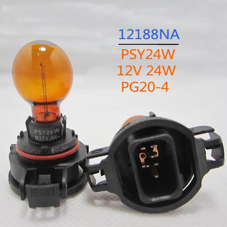 Philips PSY24W 12188 New Passat InLang GT XT Golf6 GTI Montgomery C5 Turn Signal Bulb Halogen Light Source Long Lifespan