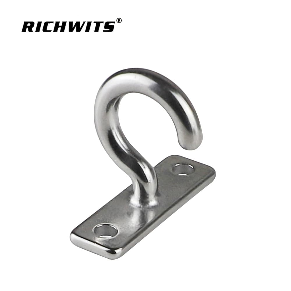 Stainless Steel 304 Hook Plate Question Mark Hook Coat Hook Curved Hook Marine Hook Ceiling Fan Hook