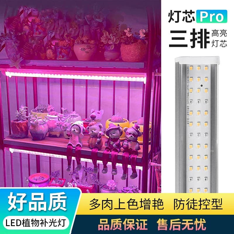 LED plant fill light imitates the sun, full spectrum, grows succulents, prevents coloring, indoor seedlings, vegetables and flowers