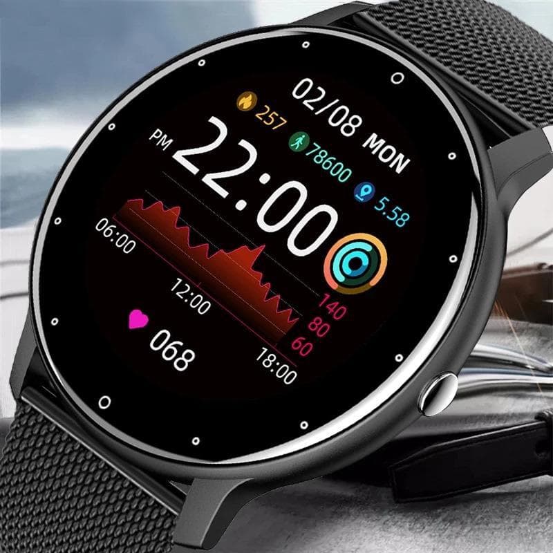 Zl02d Waterproof Smart Watch Heart Rate Pressure Sleep Monitoring Fitness Tracker Digital Computer Smart Watch