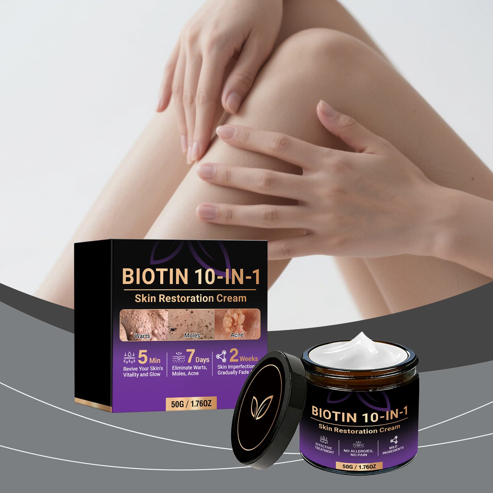 Skin Care Cream Mild ingredients nourish, moisturize, delicate and comfortable body skin daily massage care cream