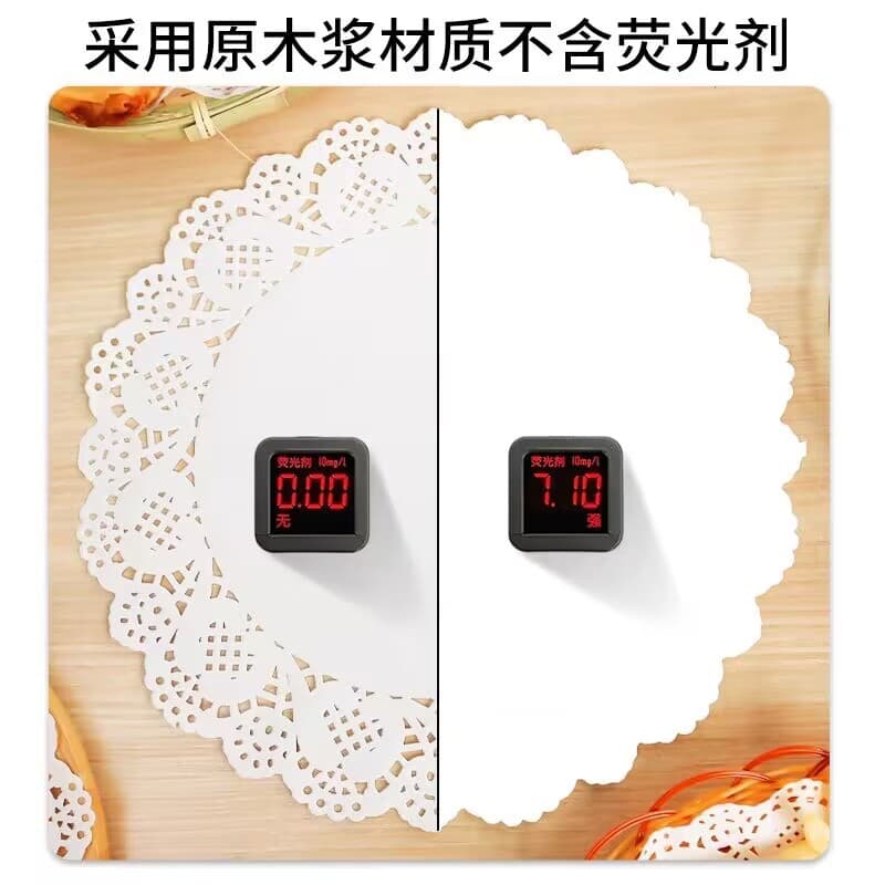 Factory Wholesale Flower Bottom Paper Plate Mat Oil Absorbing Paper Greaseproof Paper Snack Mat Food Mat Lace Edge Paper