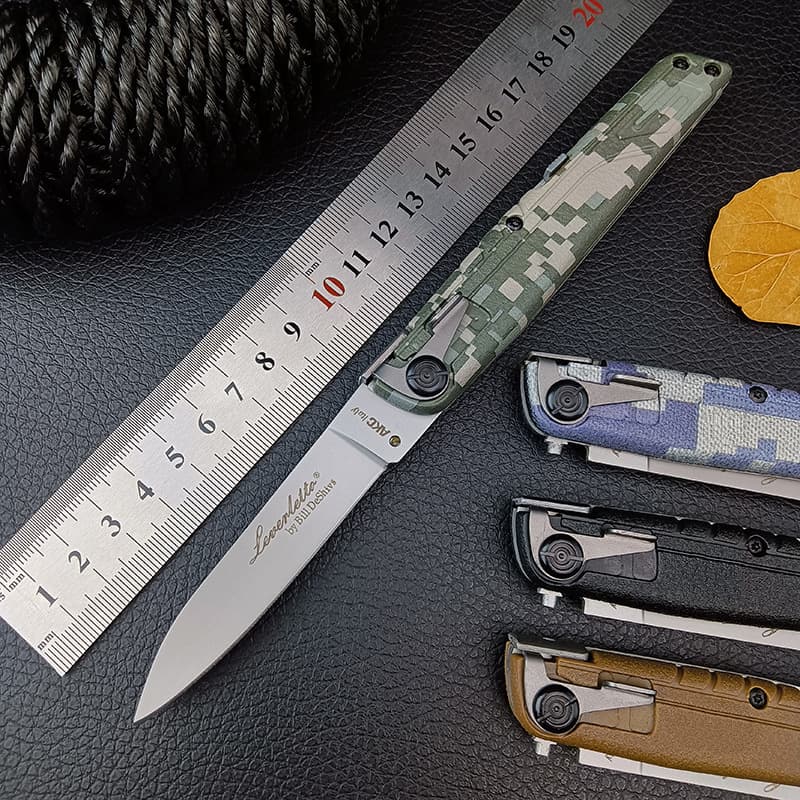 AKC Outdoor High Hardness Folding Knife for Wilderness Survival, Hiking, Camping, Pocket Fruit Knife