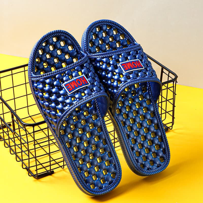 Unisex Hollow Quick-Dry Indoor Bathroom Shower Slippers, Hotel Spa Classic Slippers