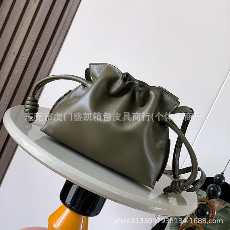 Original leather new puzzle lucky bag bag drawstring bucket bag genuine leather cloud bag shoulder crossbody underarm bag for women