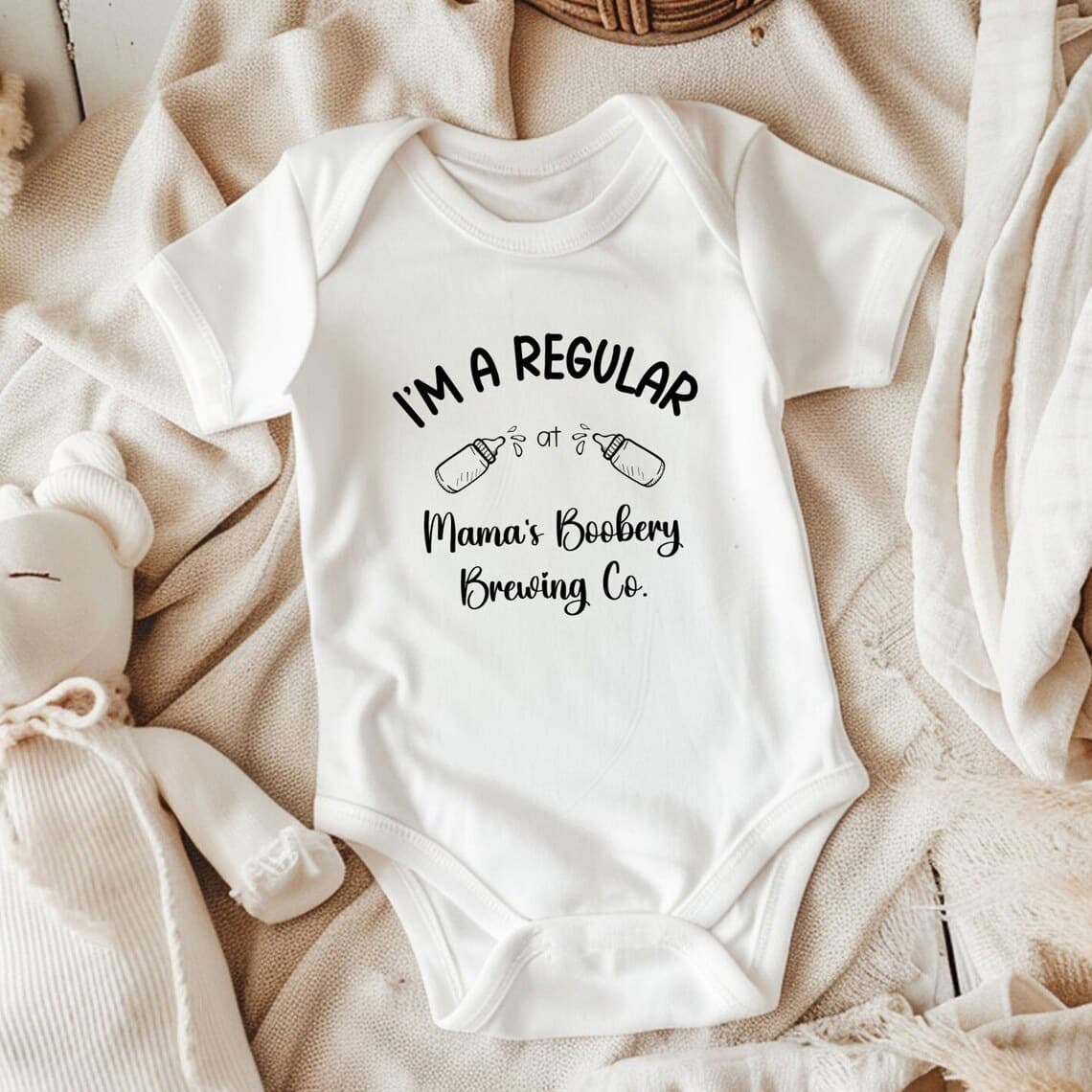 Cute Baby Romper Suit Cotton Print Unisex Newborn Boys Girls Onesie 0-24 Months Baby Birth Outfit Lightweight Comfortable
