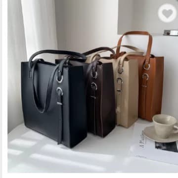 Cross-border 2025 New Bags, Large Capacity Student Class Bucket Bag, Single Shoulder Bag, Handbag, Korean Style Underarm Women's Bag