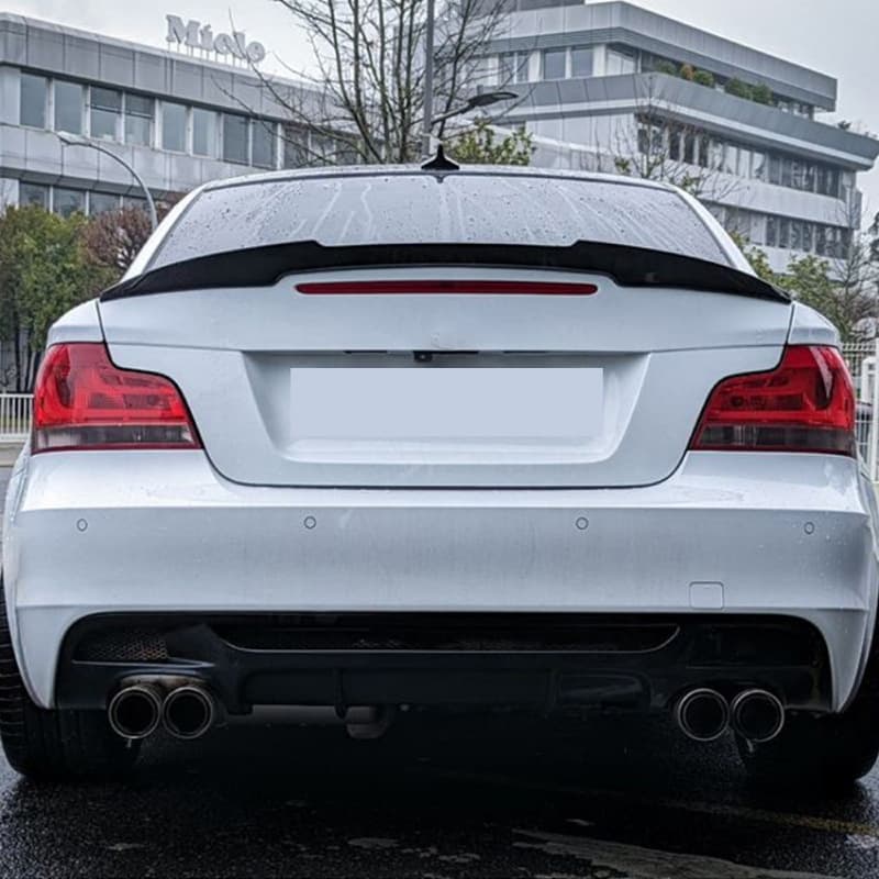 For BMW 1 Series E82 E88 Coupe 2005-2011 Rear Spoiler Wing Lip Diffuser Exterior Modification