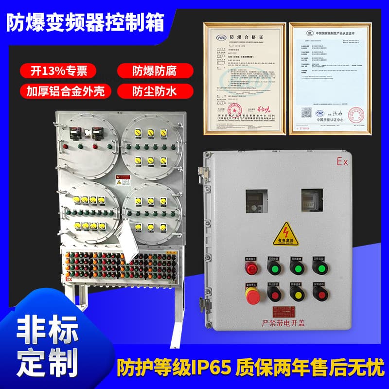 Explosion-proof frequency converter control box, stainless steel explosion-proof power distribution cabinet, explosion-proof cabinet, PLC explosion-proof switch box