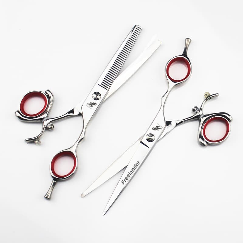 Shenxingzhe Swivel Handle Hairdressing Scissors Haircut Scissors Flat Scissors Bangs Scissors Thinning Scissors 720° Rotation