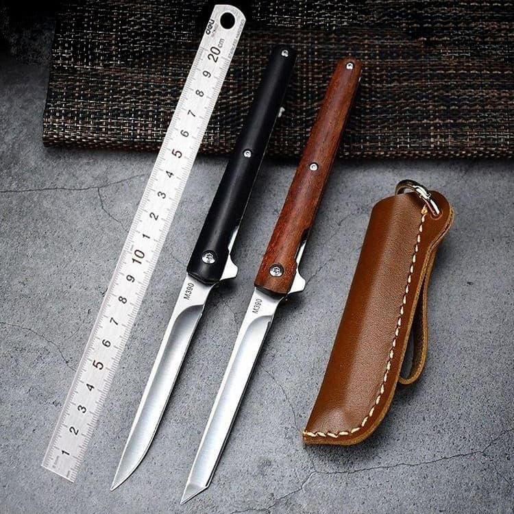 Outdoor self-defense knife pen folding knife portable high hardness sharp knife fruit knife folding knife multi-function