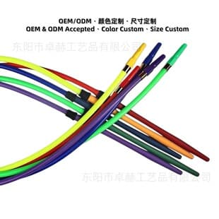 Hookah Accessories Colorful Silicone Hose Frosted Handle Washable Shisha Hookah Hose
