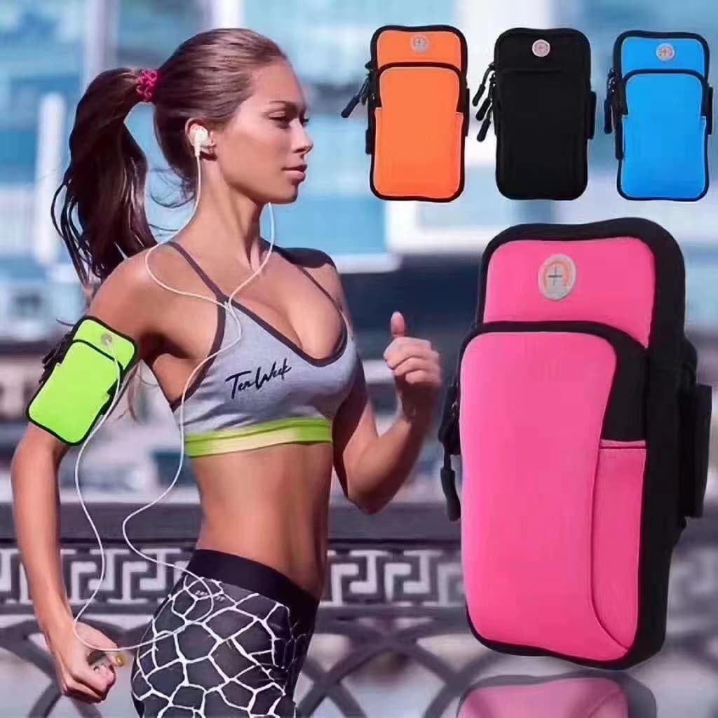 Wholesale Fashion Sports Armband, Unisex Waterproof Arm Pack, Customizable Screen Printing Available