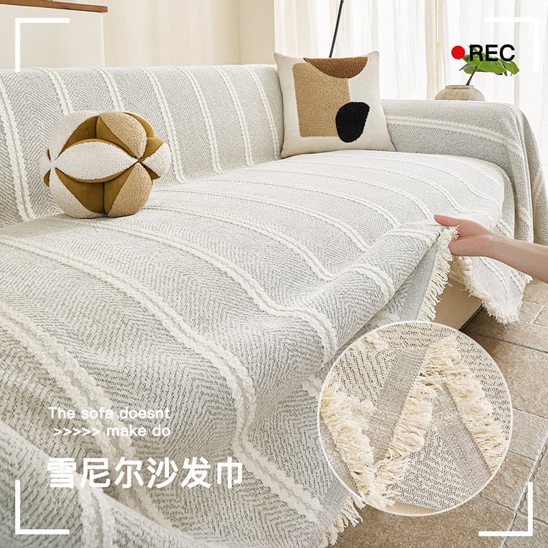 Anti-cat scratch sofa cover cloth ins style four-season universal anti-slip sofa cover all-inclusive universal sofa blanket full cover