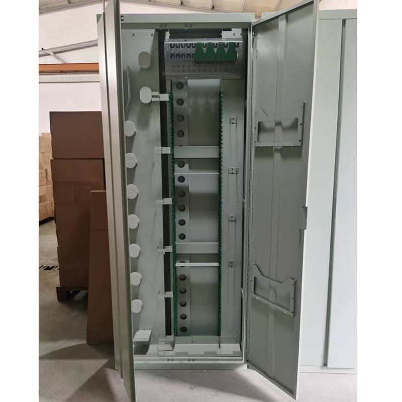 720-core direct-plug fiber optic distribution cabinet, 720-core metal fiber optic distribution frame, 19-inch ODF cabinet, empty box manufacturer