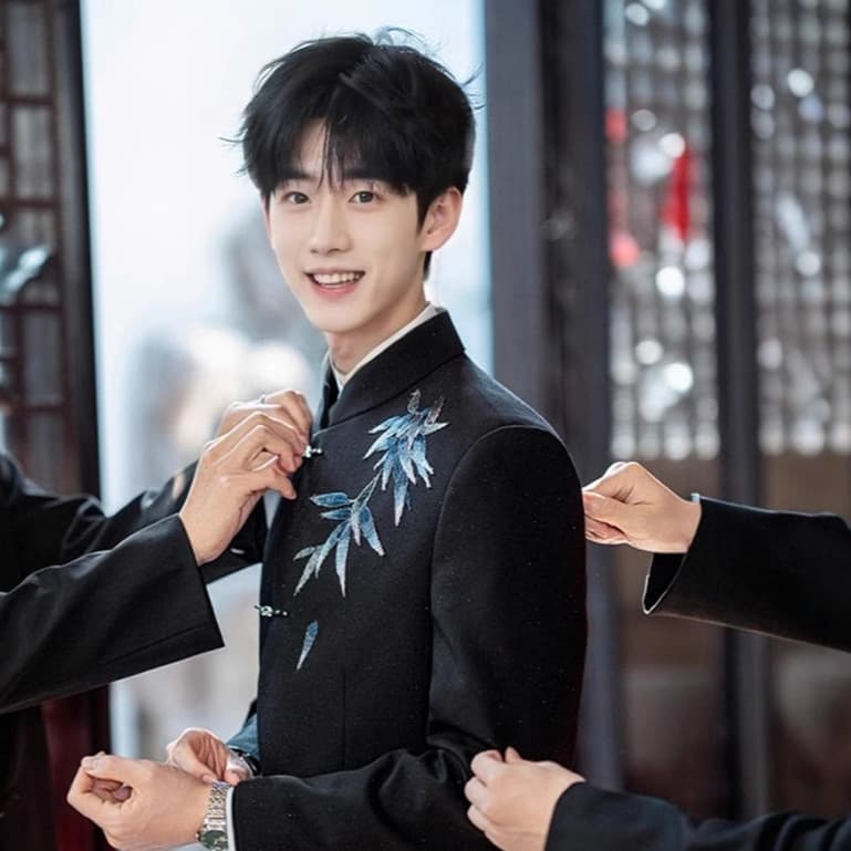 Chinese-style Suit Men's Tang Suit Modified Zhongshan Embroidery Wedding Groom Suit Set Traditional Light Luxury Formal Wear