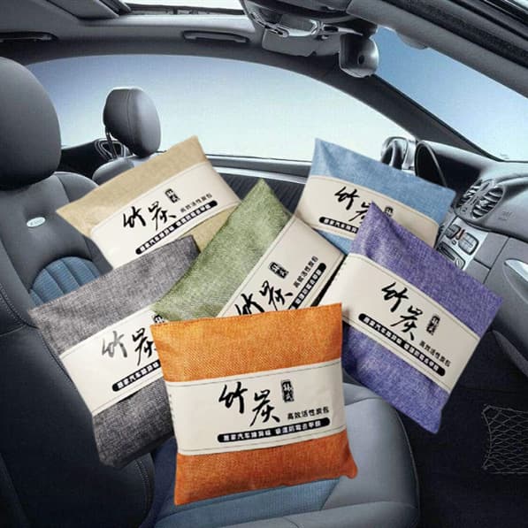 Factory Direct Activated Charcoal Bag, Car & Home Dehumidifying & Odor Eliminating, Korean-style Hemp Bag, Formaldehyde Removal Bamboo Charcoal Bag 500g