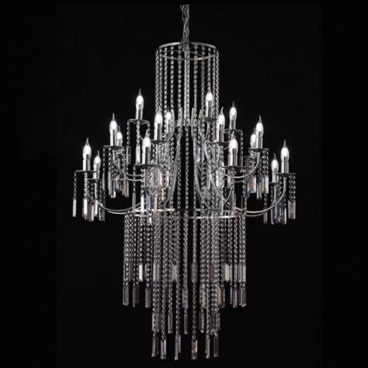 9027-8+8+4 Chandelier, Crystal Chandelier, Wedding Hall Chandelier, Crystal Light