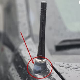 Compatible with Jeep Grand Cherokee Antenna Cover 05-10 Antenna Base OE:56038730AC