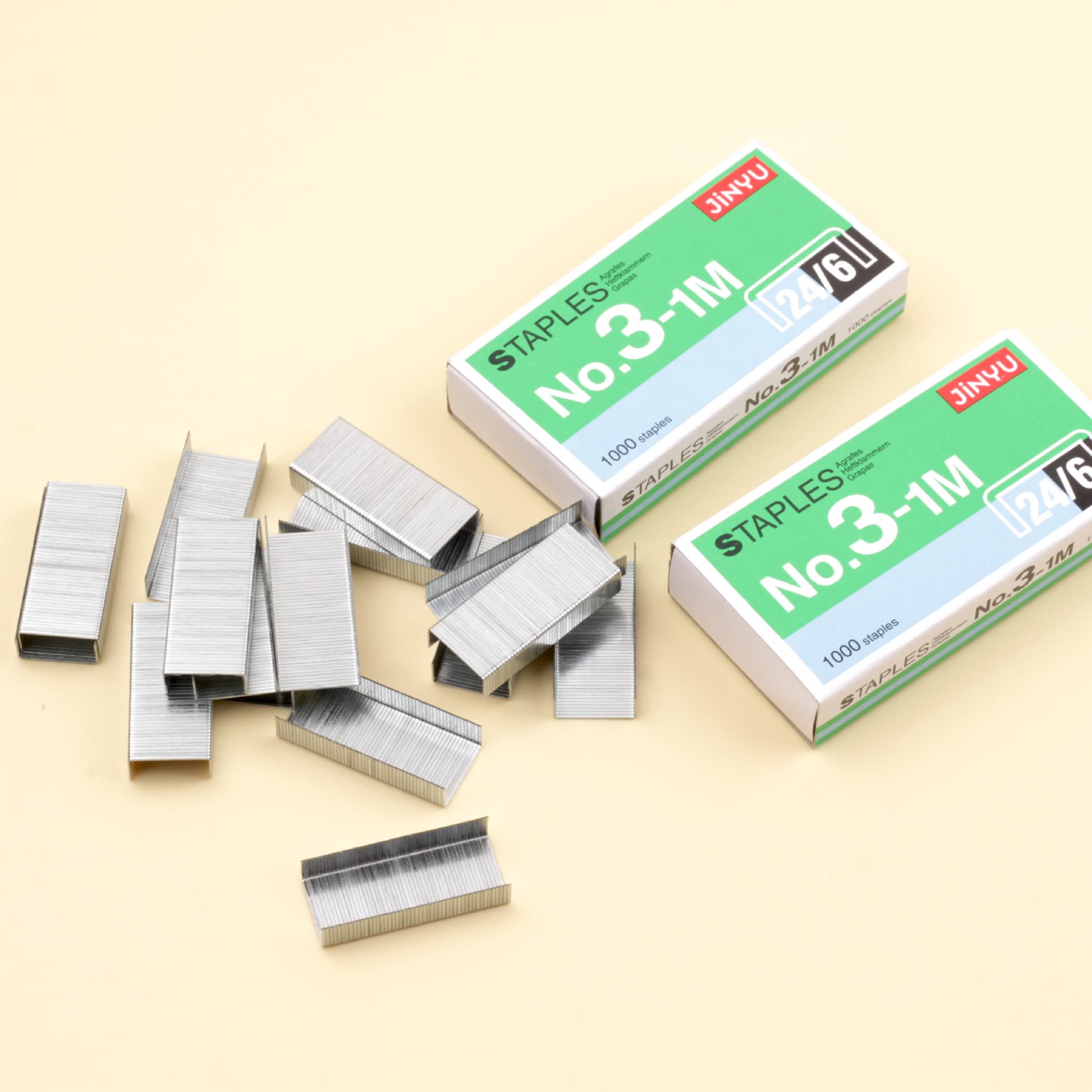 Zhongyue Staples, High-Strength No. 12 Staples, 24/6 Stainless Steel Stapler Pins Wholesale