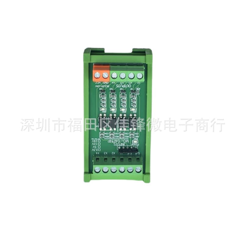 Microcontroller PLC Industrial PC IO Board Card TTL Optocoupler Voltage Signal Isolation Board NPN to PNP Signal Converter