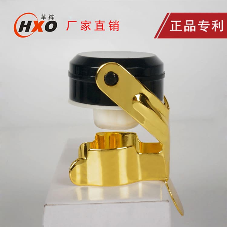 Humanoid Wine Stopper Stainless Steel Universal Red Wine Stopper Gold Bottle Stopper Wine Preservation Stopper Metal Champagne Stopper Boxed