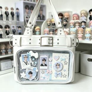 Concert Hidden Light Sign Frame Support Bag, New Large Capacity Double Shoulder Ita Bag for Fan Supplies