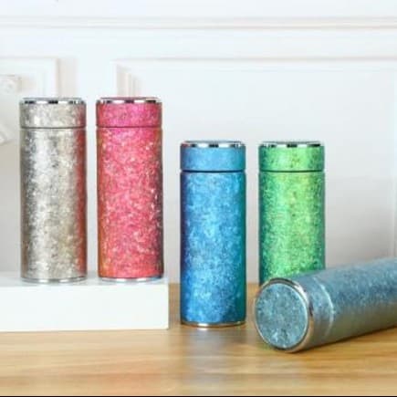 Pure Titanium Mini Thermos, Compact Portable Cup with Alloy Construction, Cute Design for Students/Children