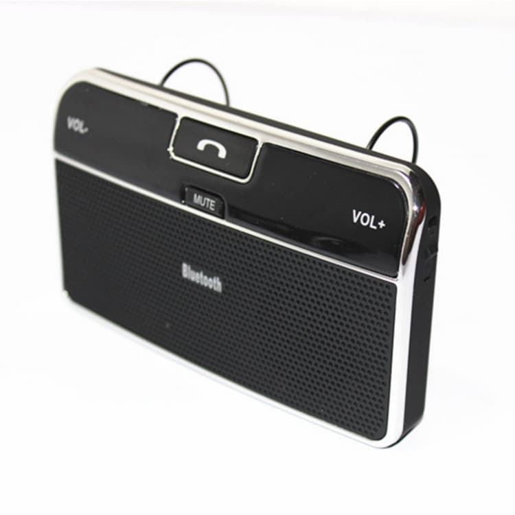Car Bluetooth Hands-Free Phone 168 Sun Visor Bluetooth Auto Answer Call Announcement Dual Speaker Car Bluetooth