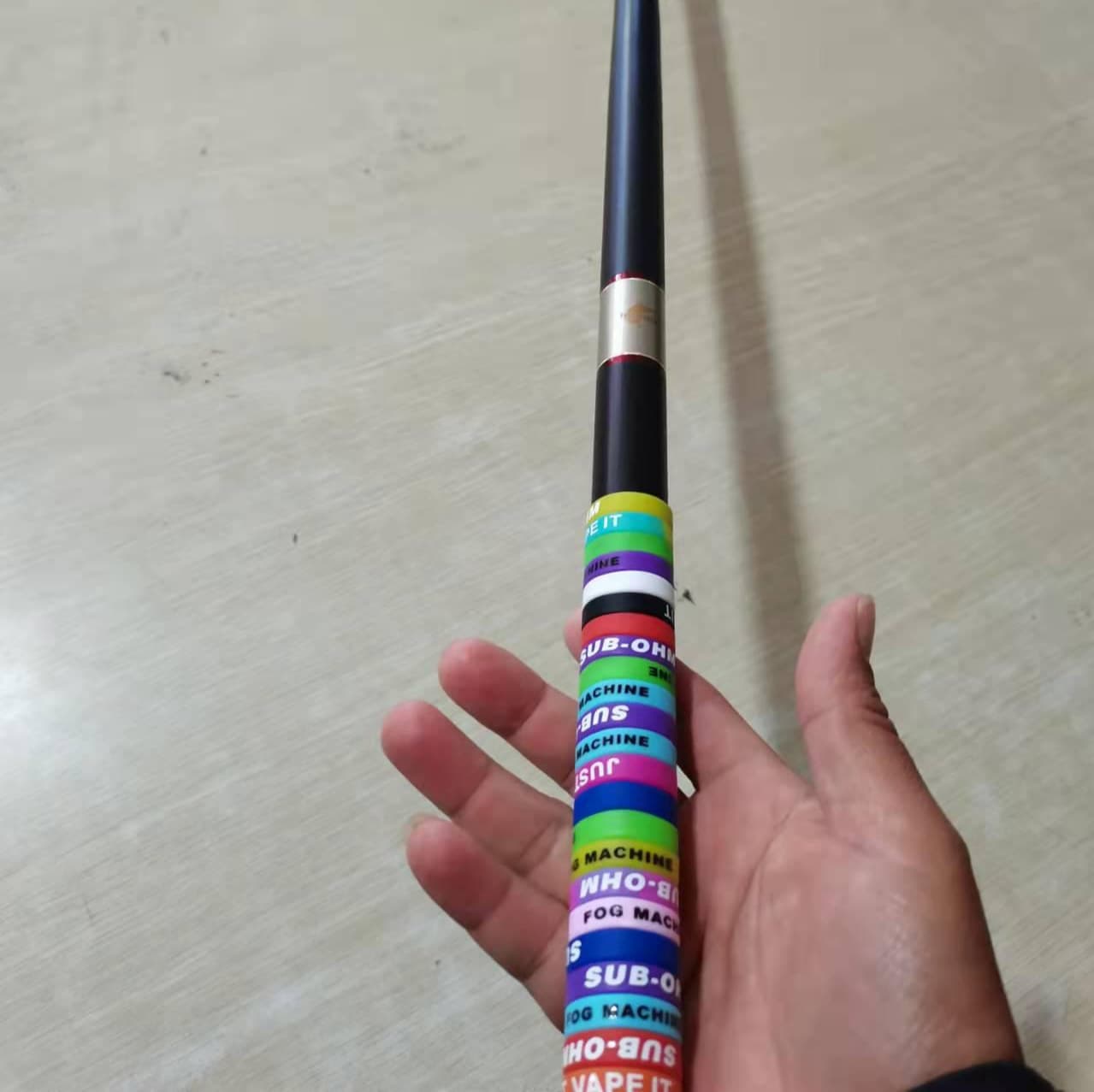 Trendy Anti-Slip Colorful Fishing Rod Silicone Ring Lure Rod Handle Silicone Ring Multi-Purpose Vibrant Silicone Ring